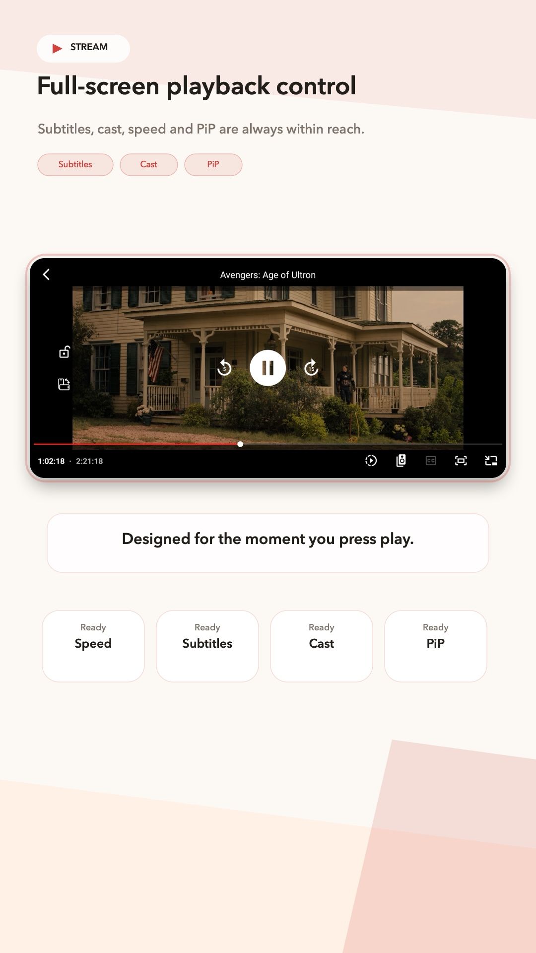 Stream app interface screenshot 6